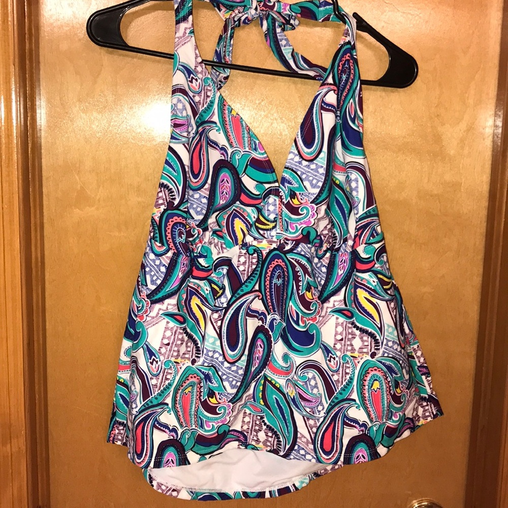 Halter swim top